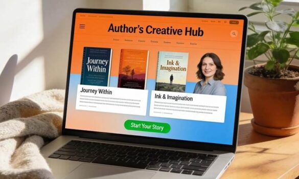 Author website with Prizm Books