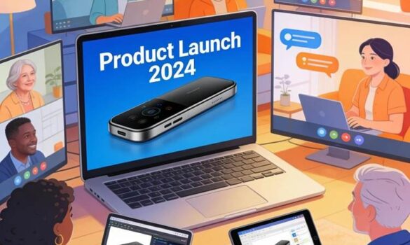 Virtual launch event planning